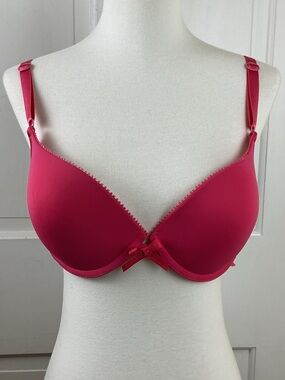 Huit Lingerie Pink Underwire Bra 36C Made in France